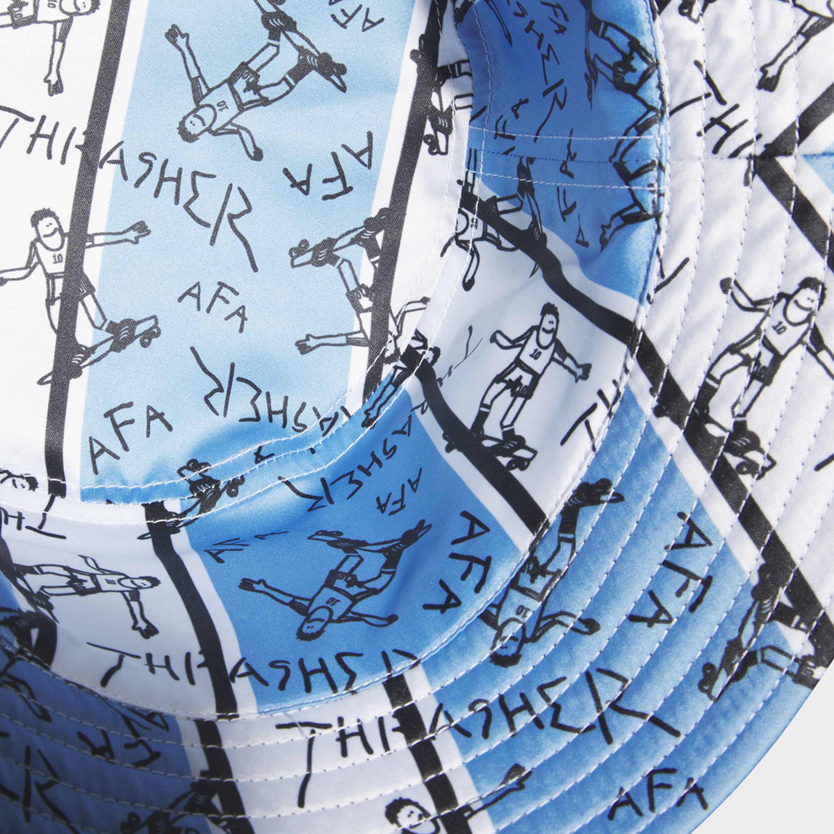 adidas X Thrasher X AFA Argentina Bucket Hat Night Navy/Light Blue