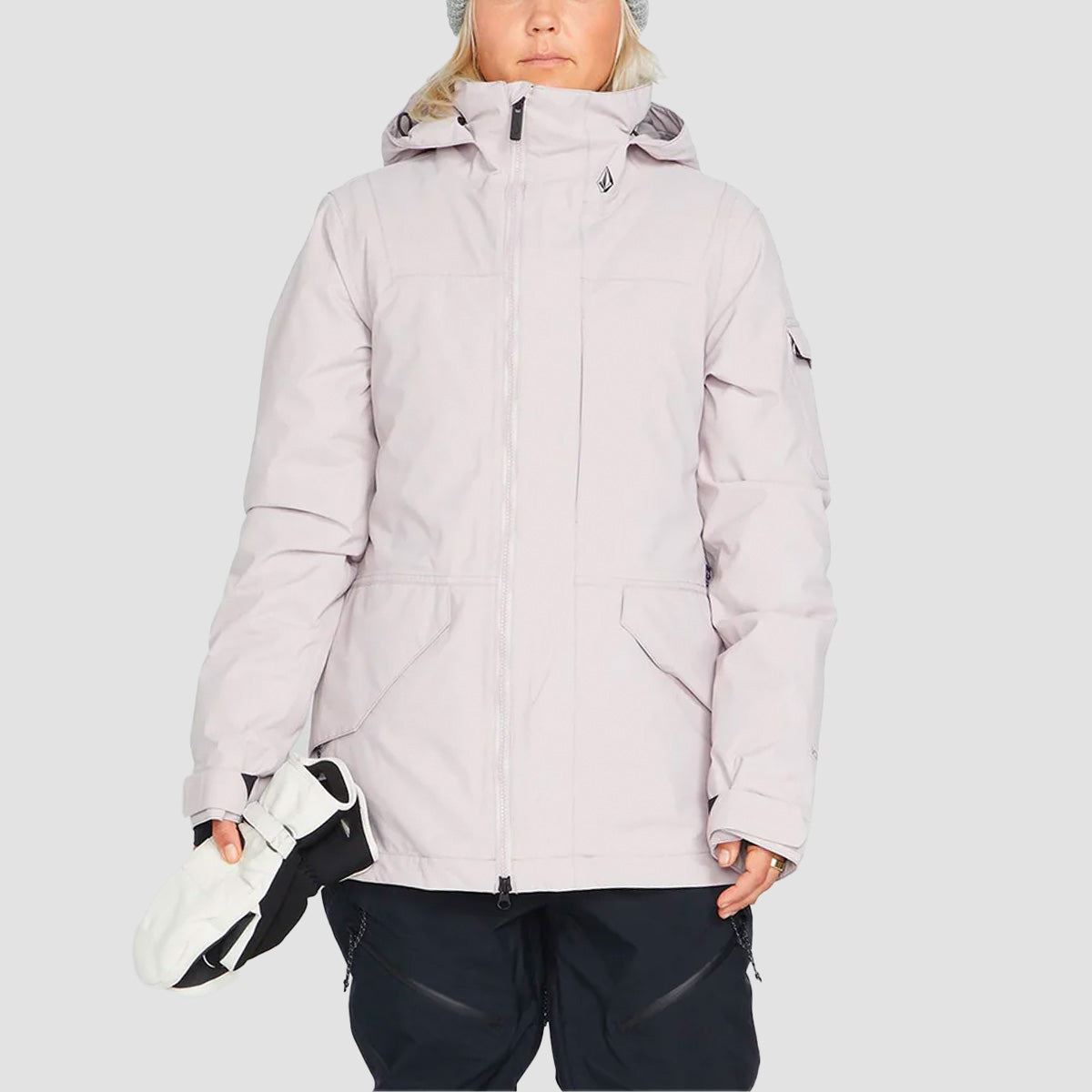 ジャケット・アウター IRIS Volcom Iris 3-In-1 Gore-Tex Snow Jacket Amethyst Smoke - Womens
