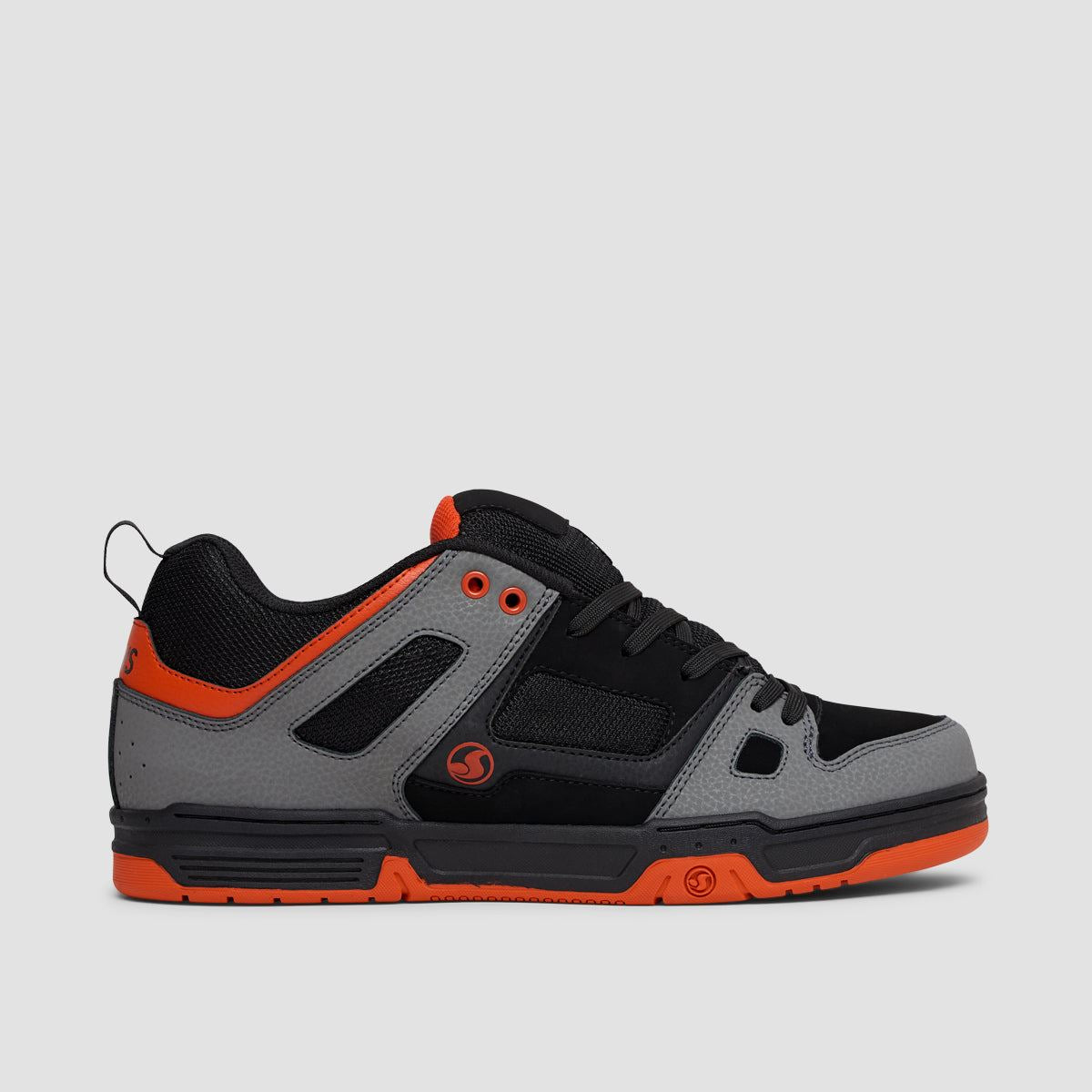 DVS Gambol Shoes - Black/Charcoal/Red Nubuck