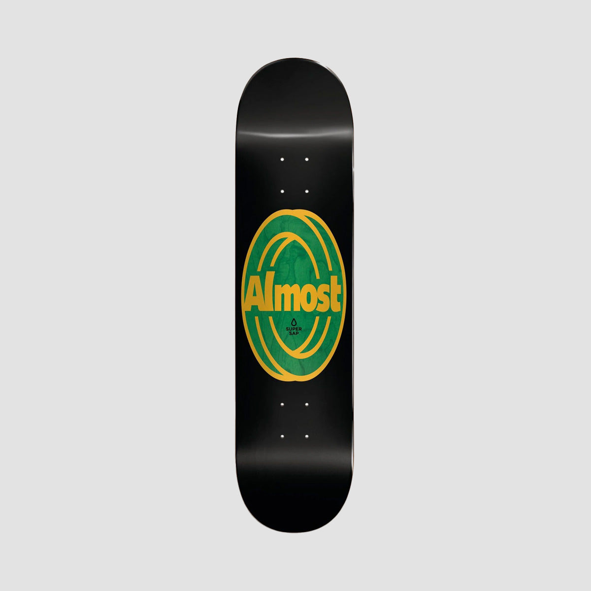 Almost Double Up Super Sap R7 Skateboard Deck Black - 8.25"