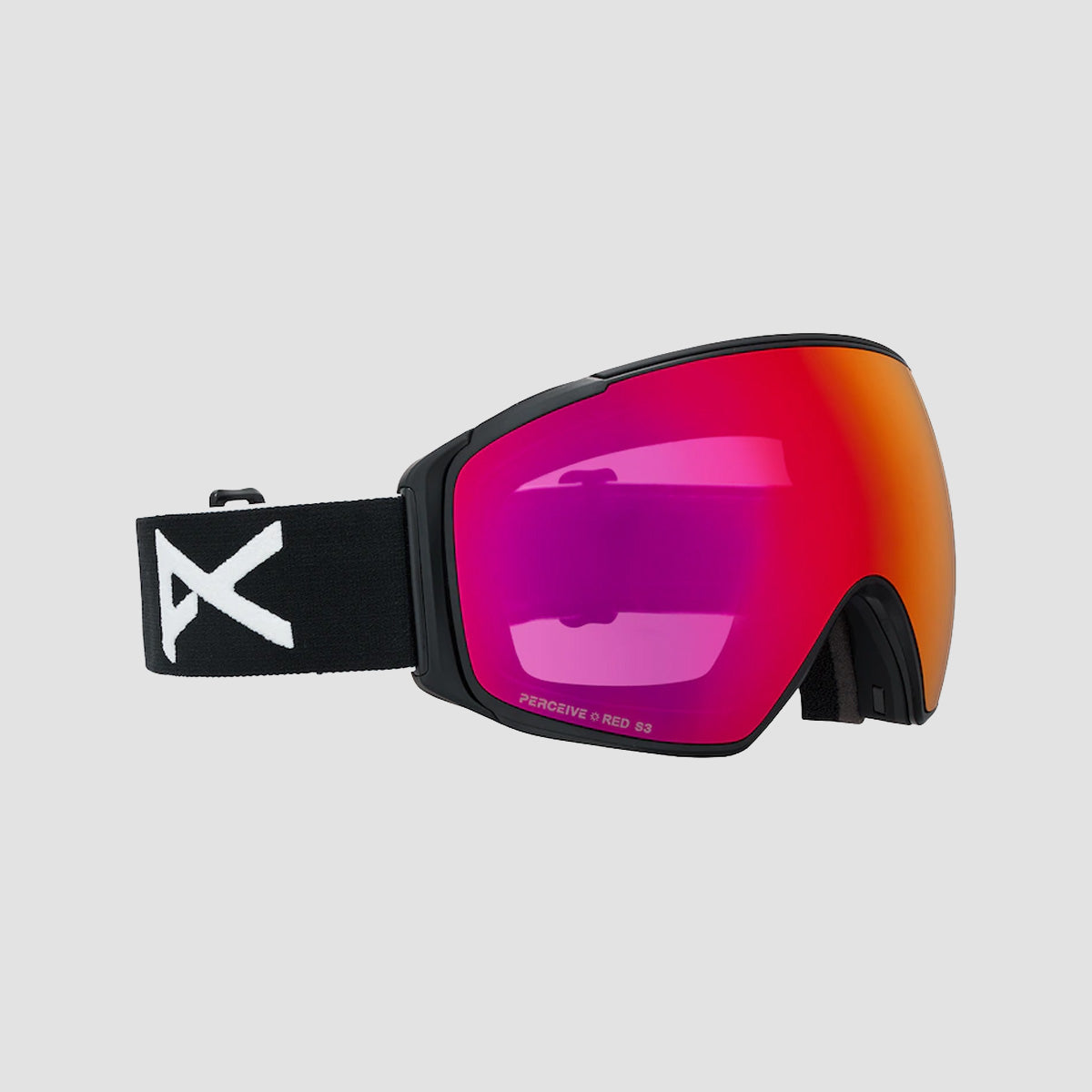 Anon M4 Toric Snow Goggles Black/Perceive Sunny Red + Bonus Lens Perceive Cloudy Burst + MFI Face Mask