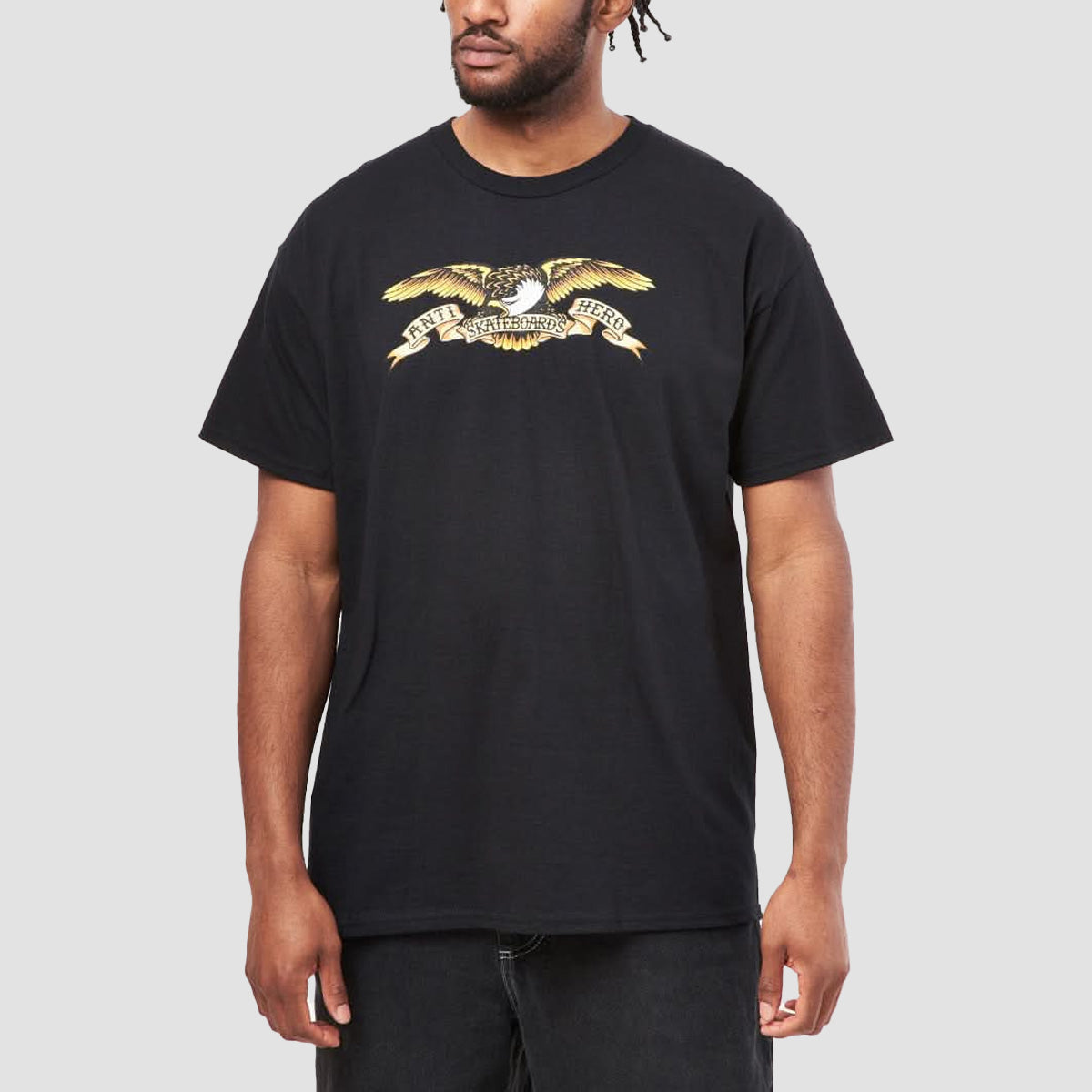 Antihero Eagle T-Shirt Black/Black Multi