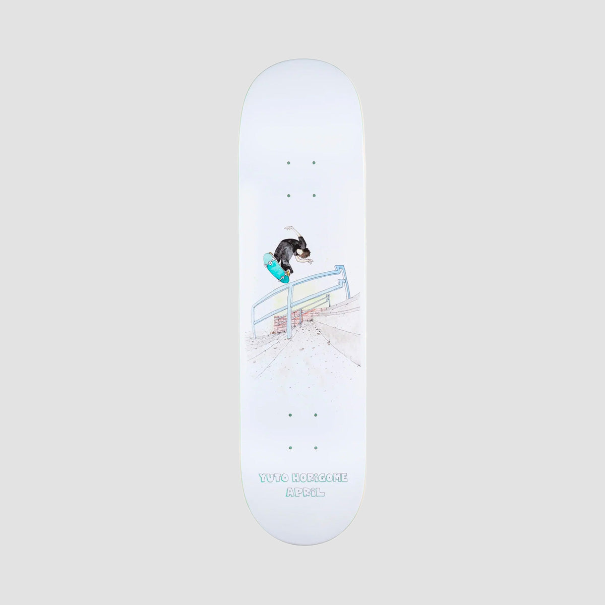 April Yuto Horigome Sylmar Skateboard Deck - 8.25"