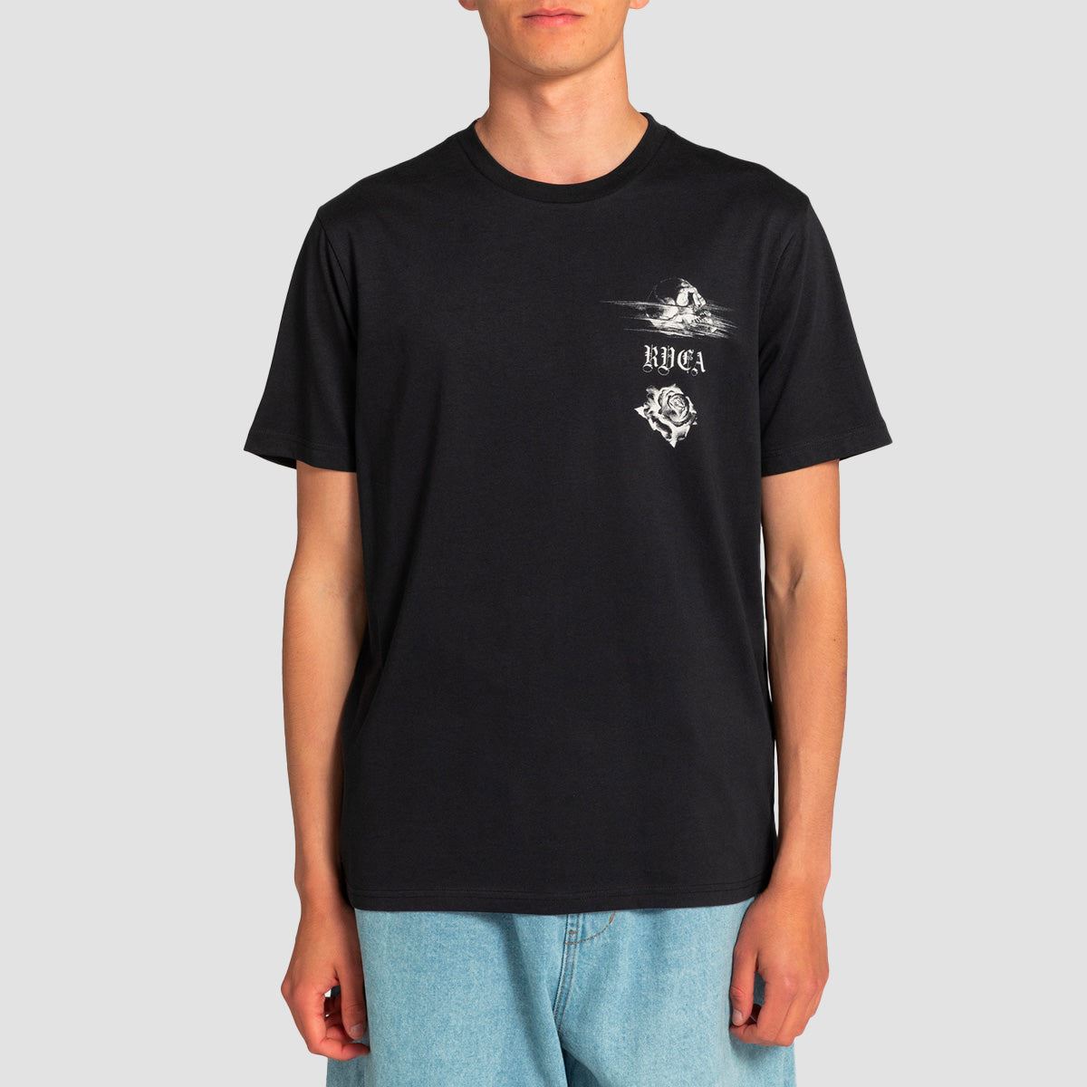 RVCA Benjamin Jean Jean Tiger Beach T-Shirt Black