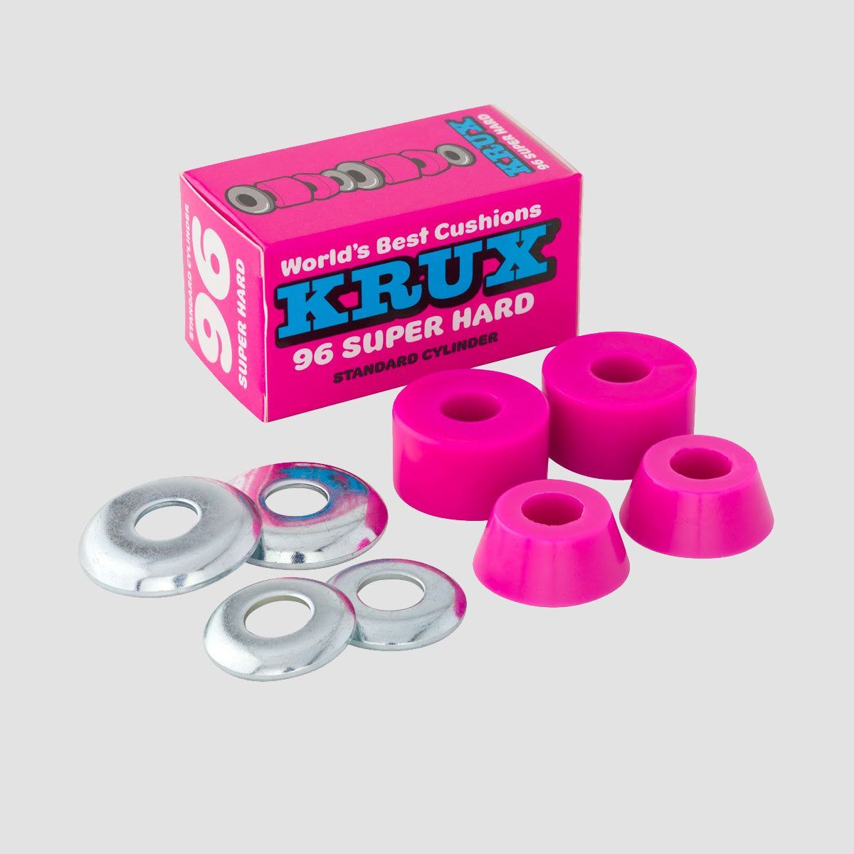Krux Worlds Best 96a Super Hard Bushings Set Pink