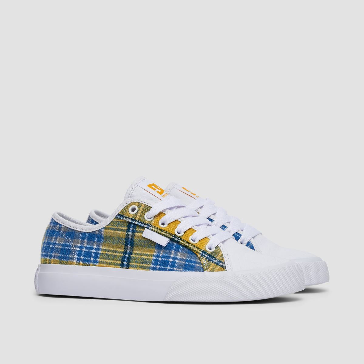 DC Manual TXSE Shoes - White/Plaid - Womens