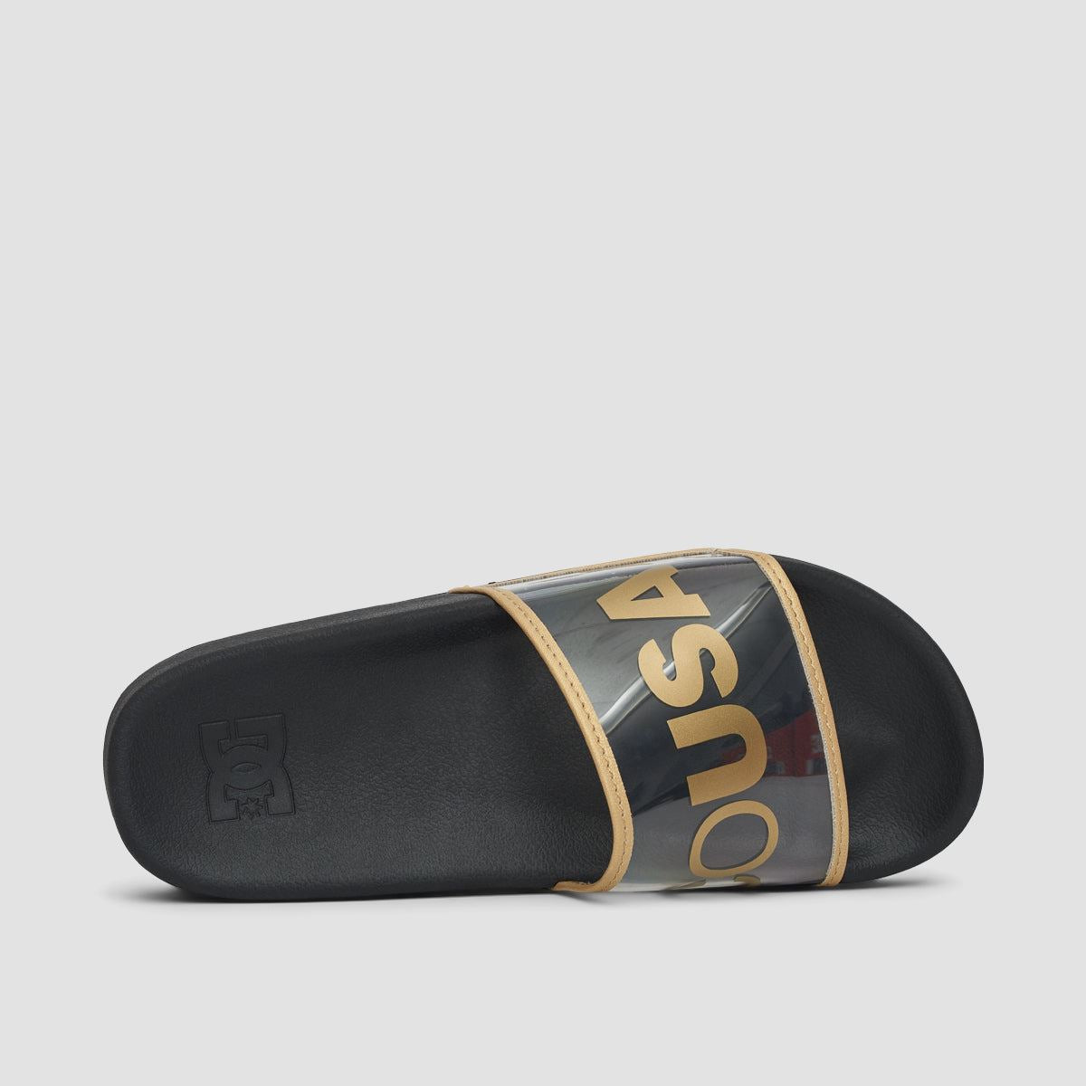DC Slide Platform SE Black/Gold - Womens