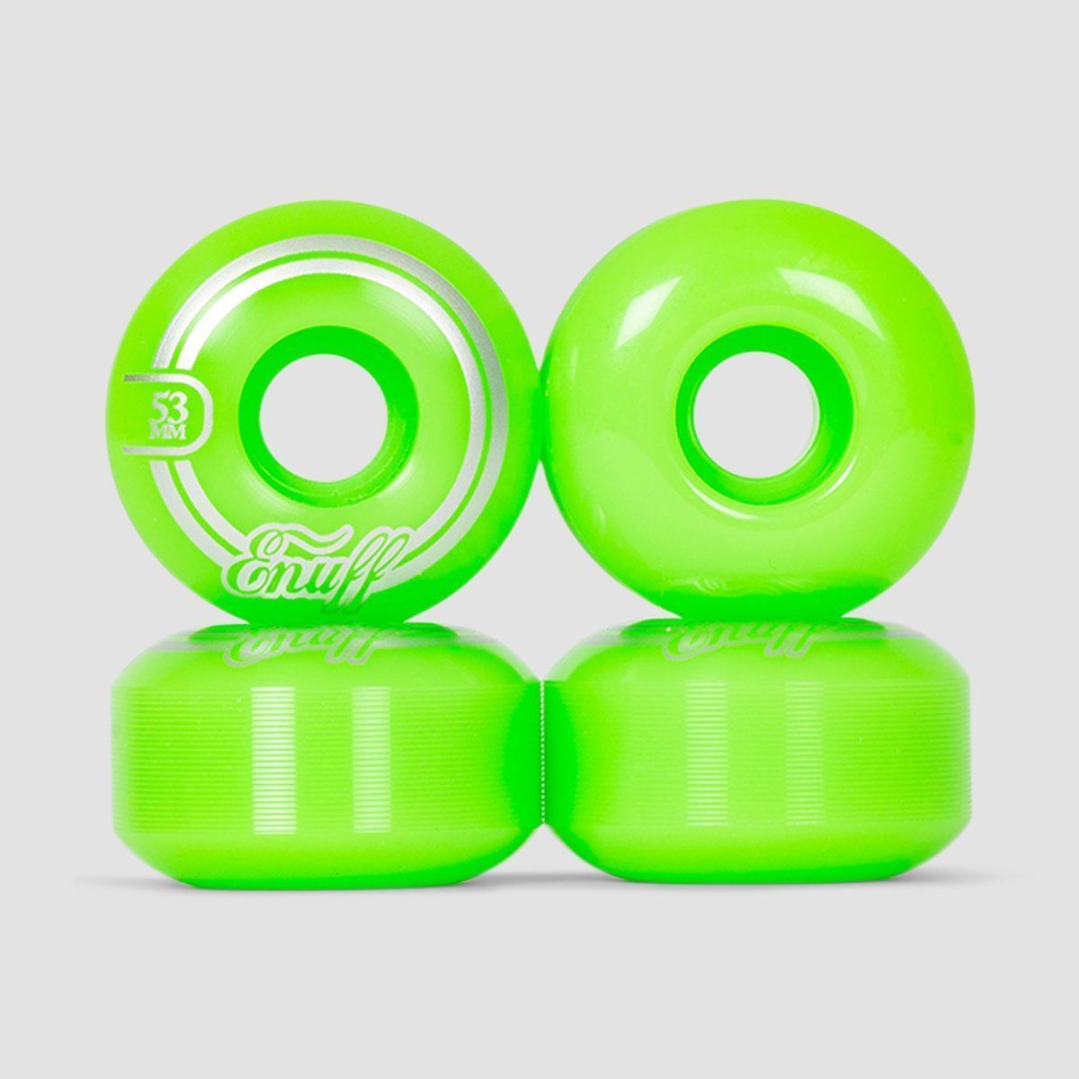 Enuff Refresher II Skateboard Wheels Green 53mm
