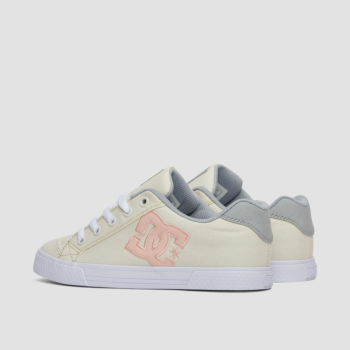 DC Chelsea Shoes - Grey/Pink - Womens