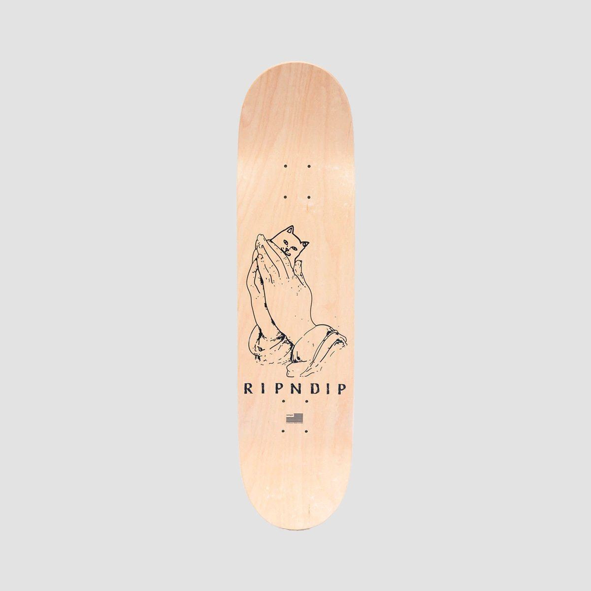 Ripndip Lord Nermal Skateboard Deck Lime/Purple - 8.25"