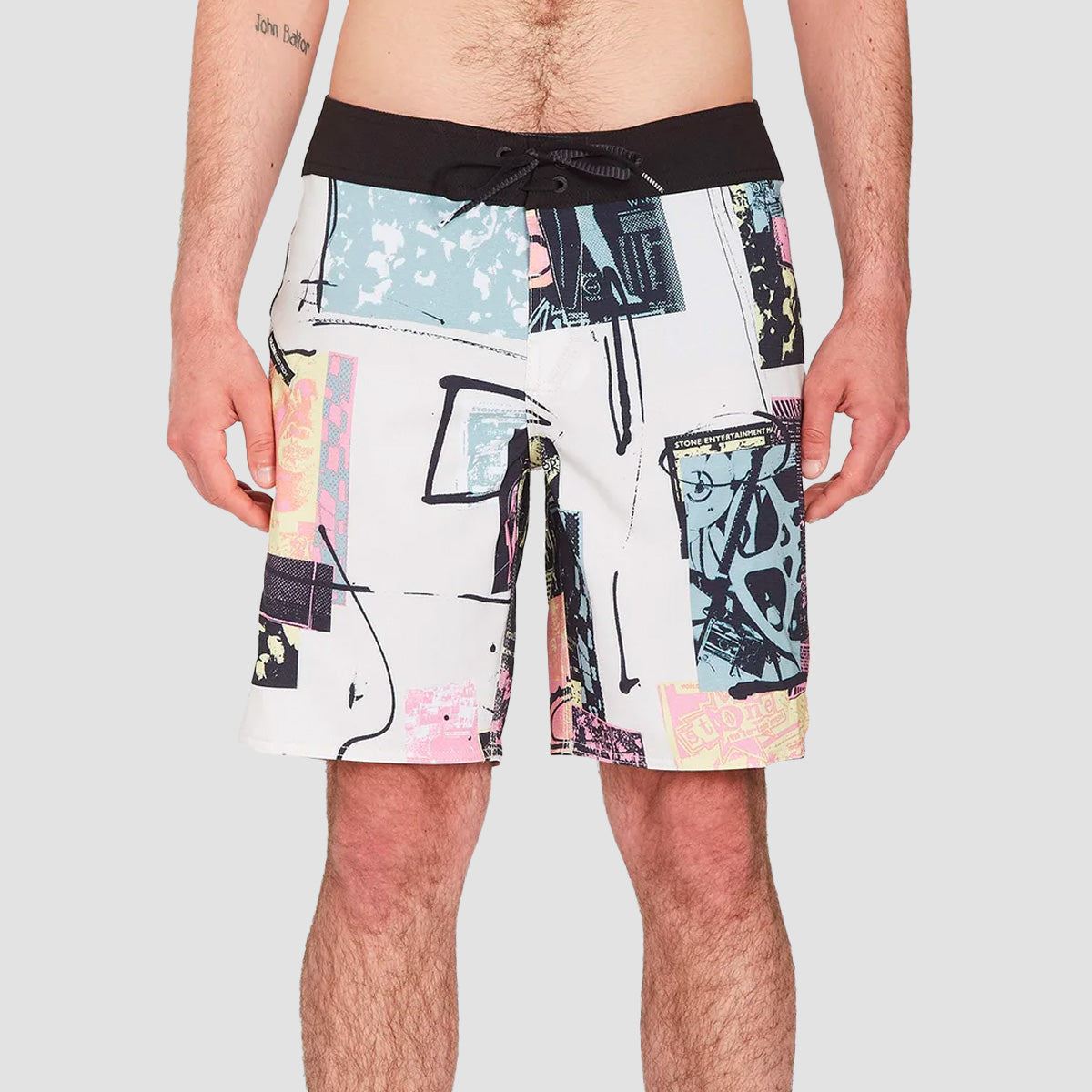 Volcom Ent Flyer Mod 19" Boardshorts Whitecap Grey