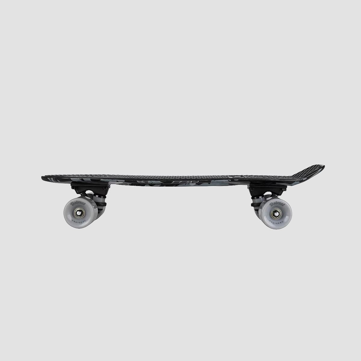 D Street Cruiser Skateboard Black Camo - 23"