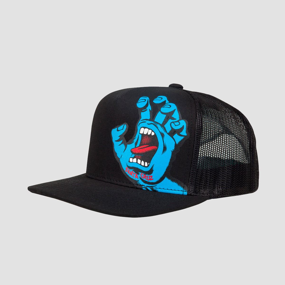 Santa Cruz Screaming Hand Cap Black - Kids