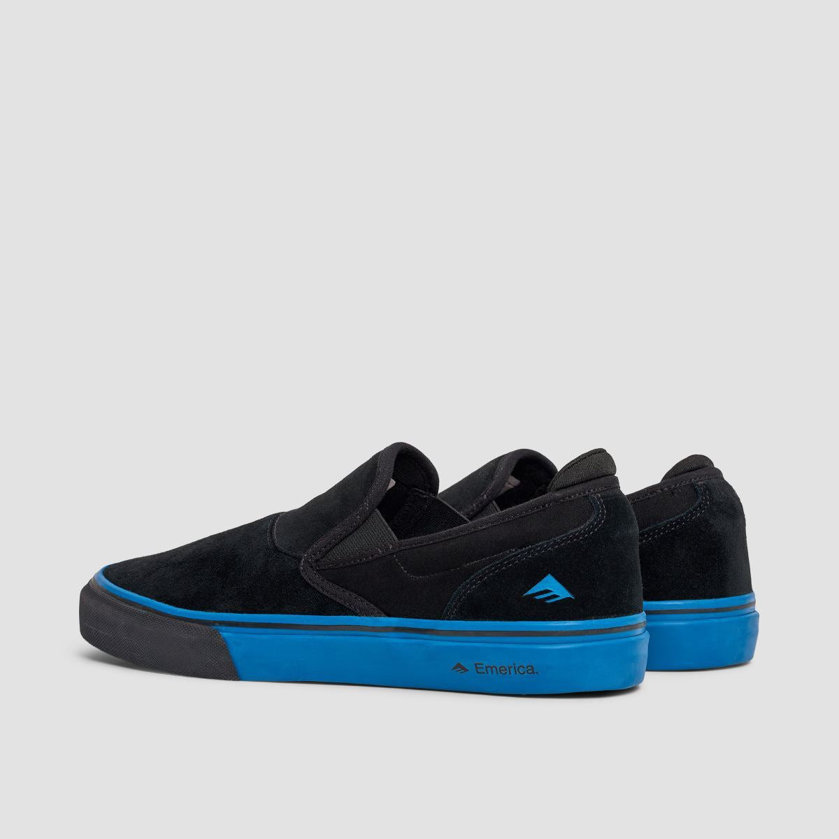 Emerica Wino G6 Slip-On Shoes - Black/Blue/Black