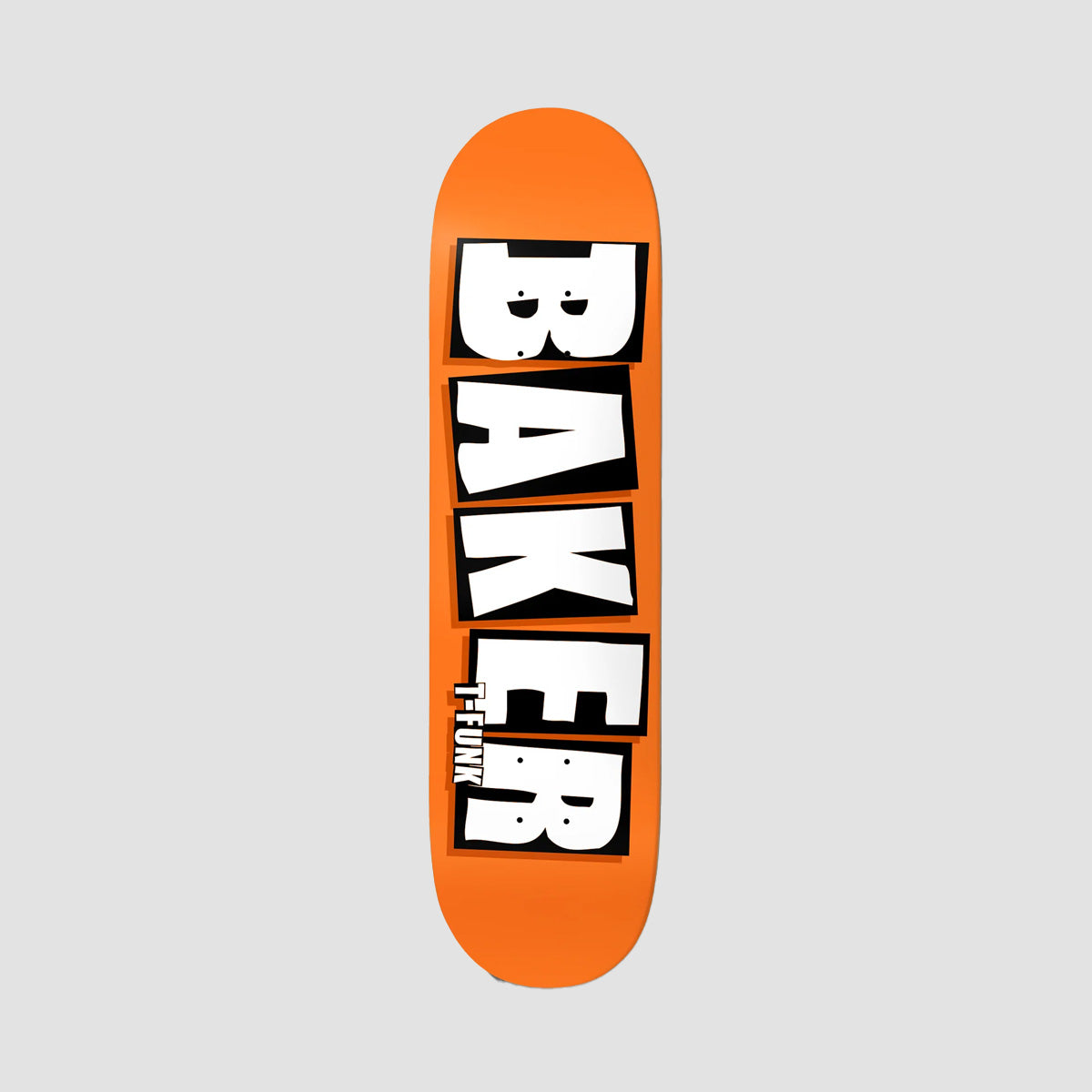 Baker Brand Name T-Funk B Squared Skateboard Deck Neon Orange - 8.25"