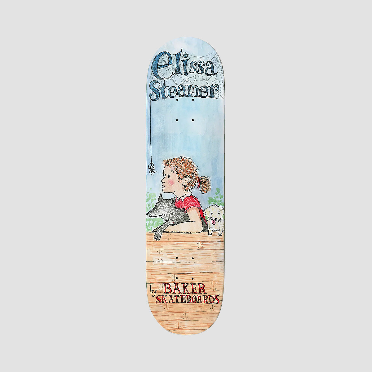 Baker Elissa Steamer Elissa's Web Skateboard Deck - 8.25"