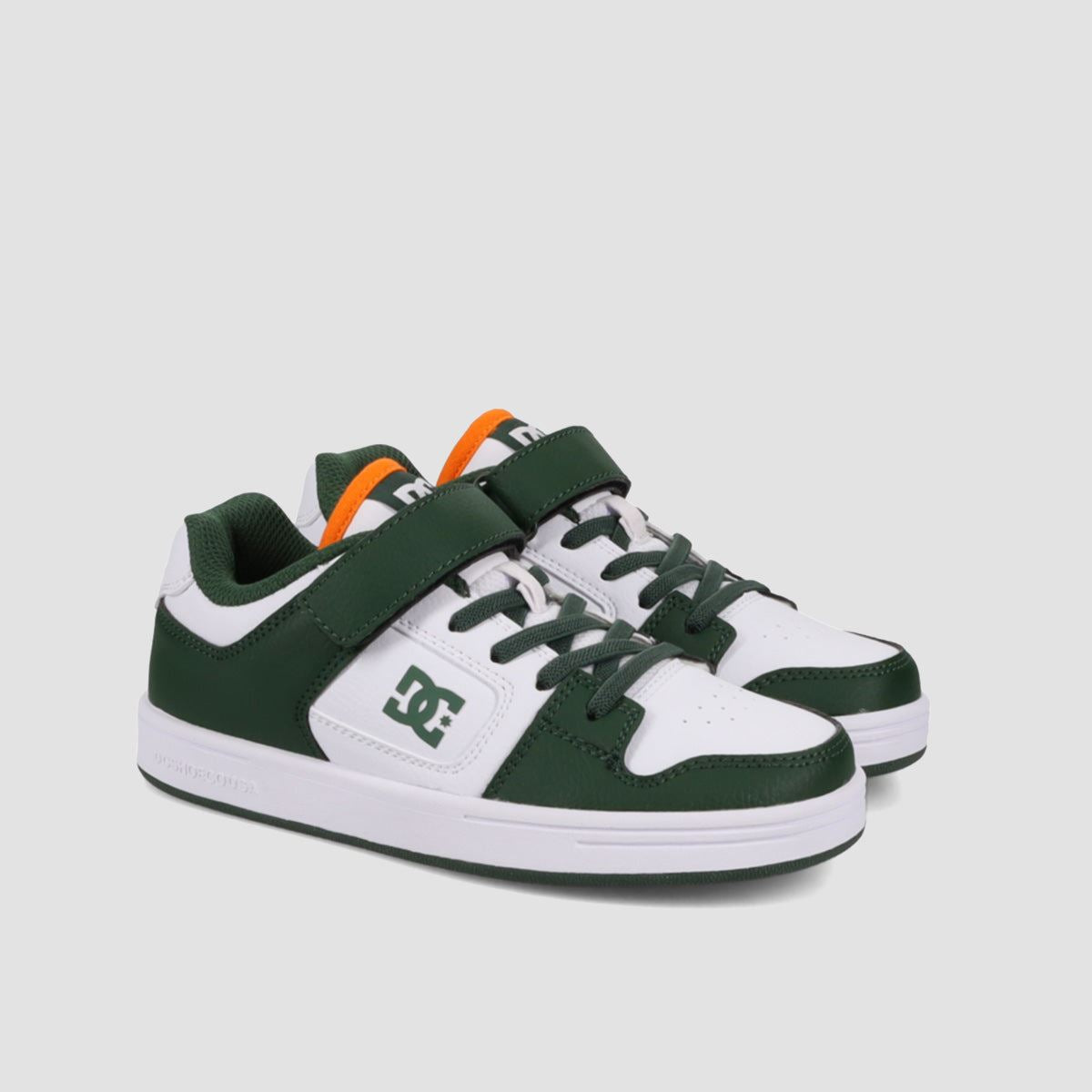 DC Manteca 4 V SN Shoes - White/Dark Green/Orange - Kids