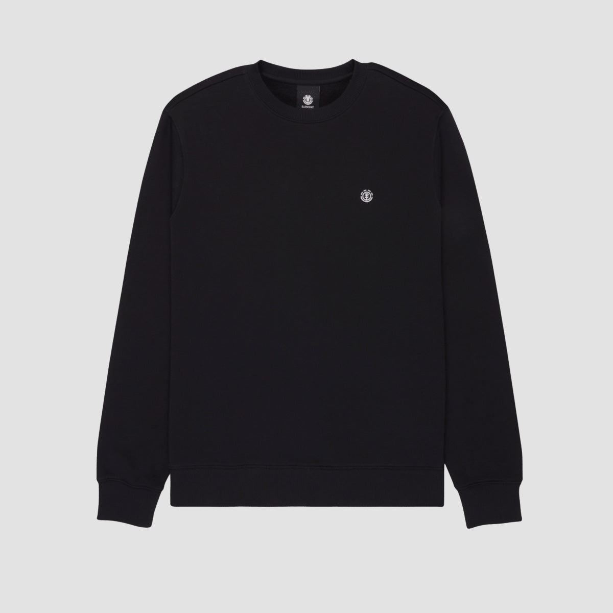 Element Icon Embroidery Crew Sweatshirt Flint Black