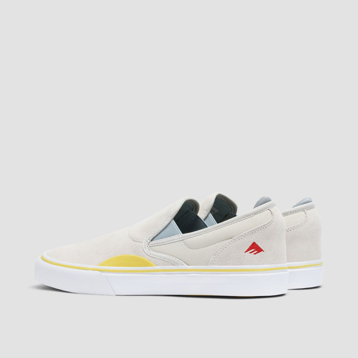 Emerica Wino G6 Slip On Shoes Grey/Yellow