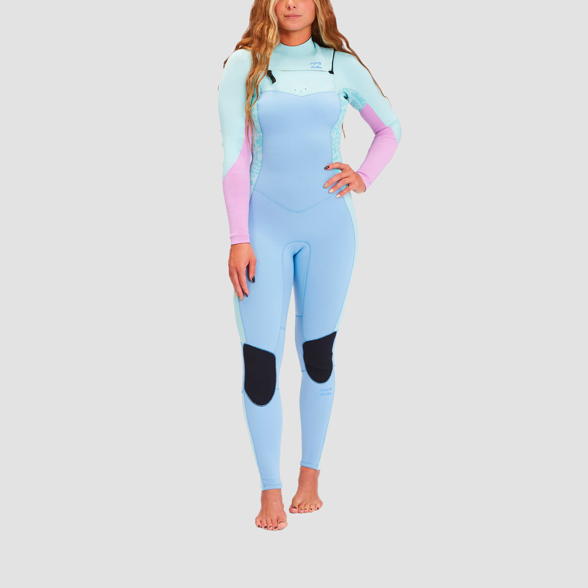 Billabong 3/2mm Synergy Chest Zip Wetsuit Iceberg - Womens