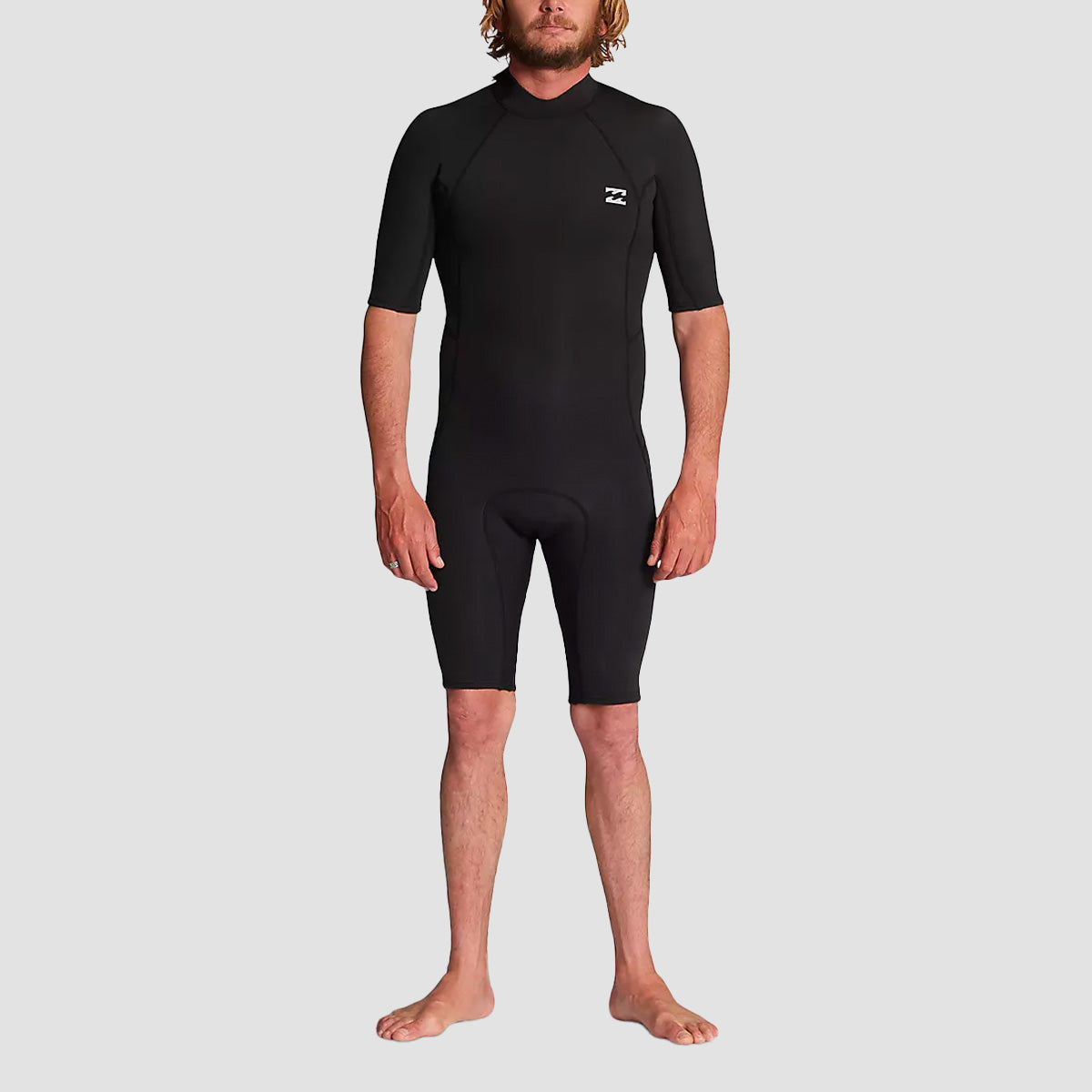 Billabong Absolute 2/2mm Back Zip Shorty Wetsuit Black