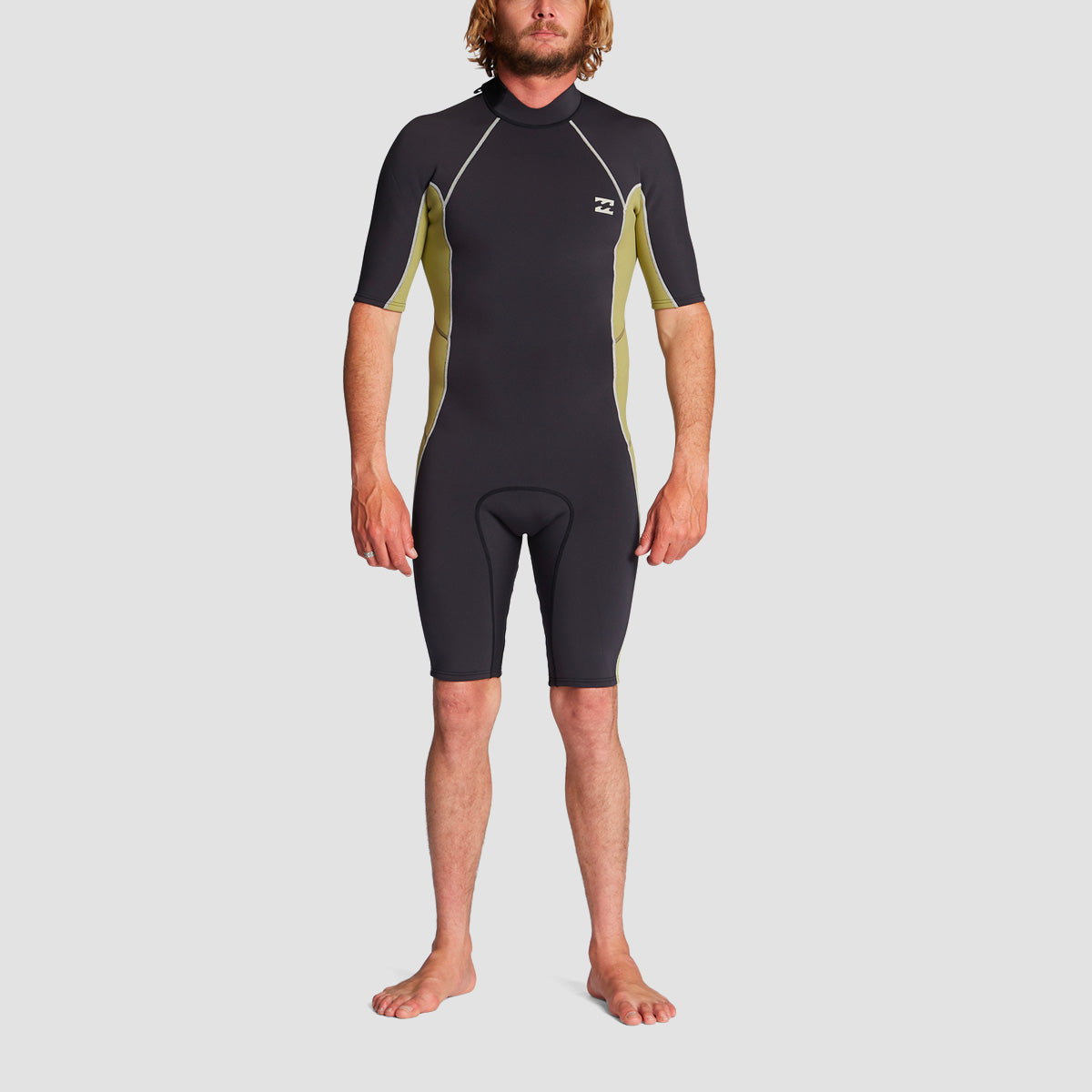 Billabong Absolute 2/2mm Back Zip Shorty Wetsuit Cactus