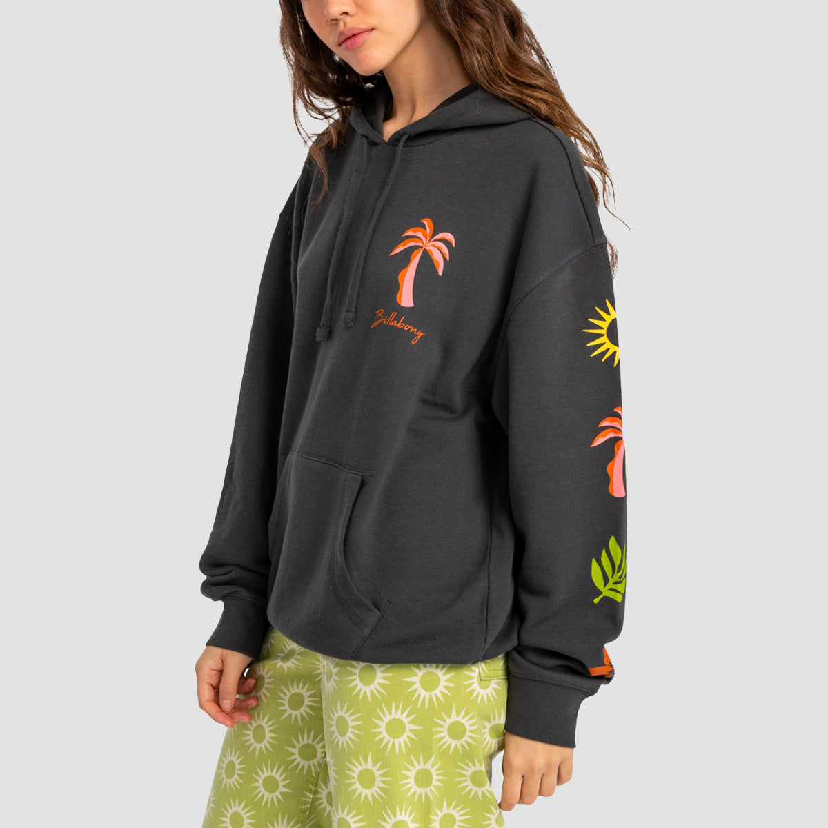 Billabong Best Coast Pullover Hoodie Off Black