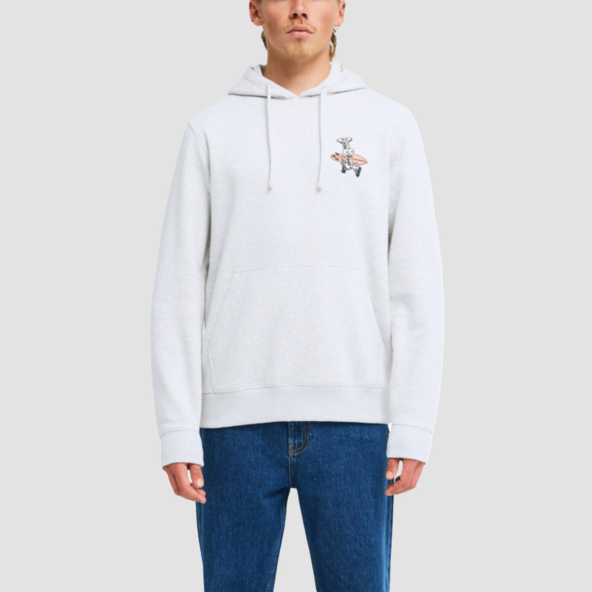 Billabong Foundation Pullover Hoodie Light Grey Heather