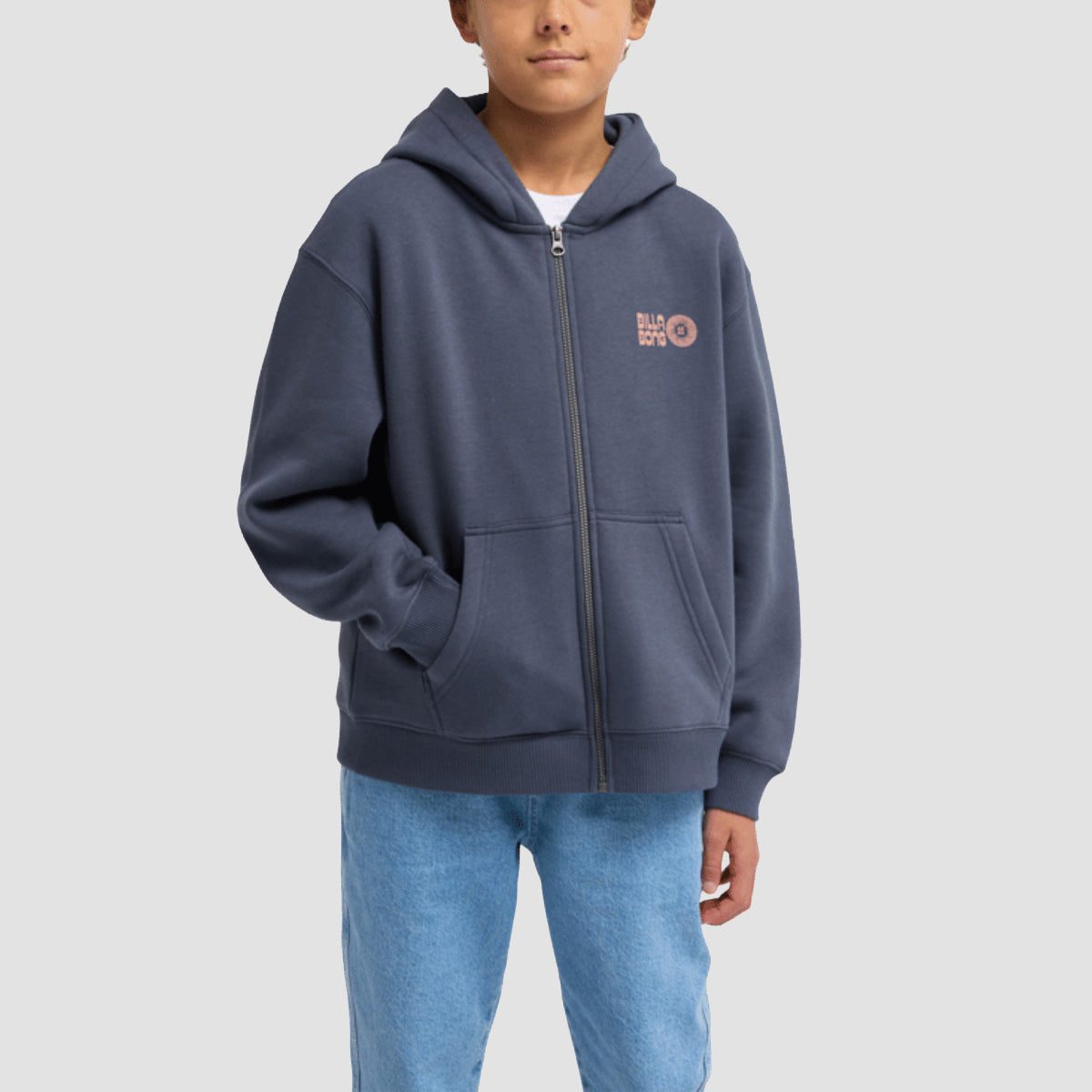 Billabong Foundation Zip Hoodie Ombre Blue - Kids
