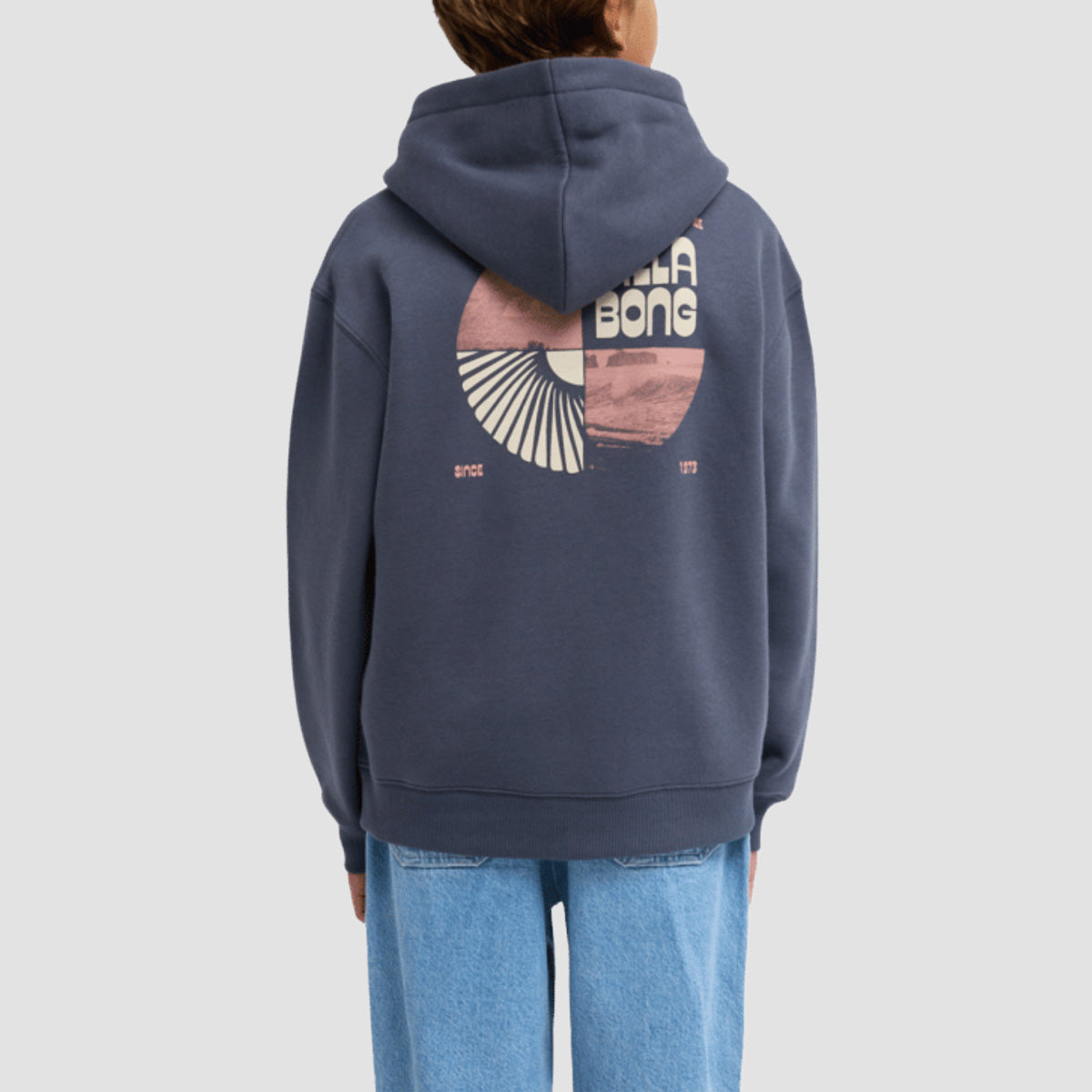 Billabong Foundation Zip Hoodie Ombre Blue - Kids