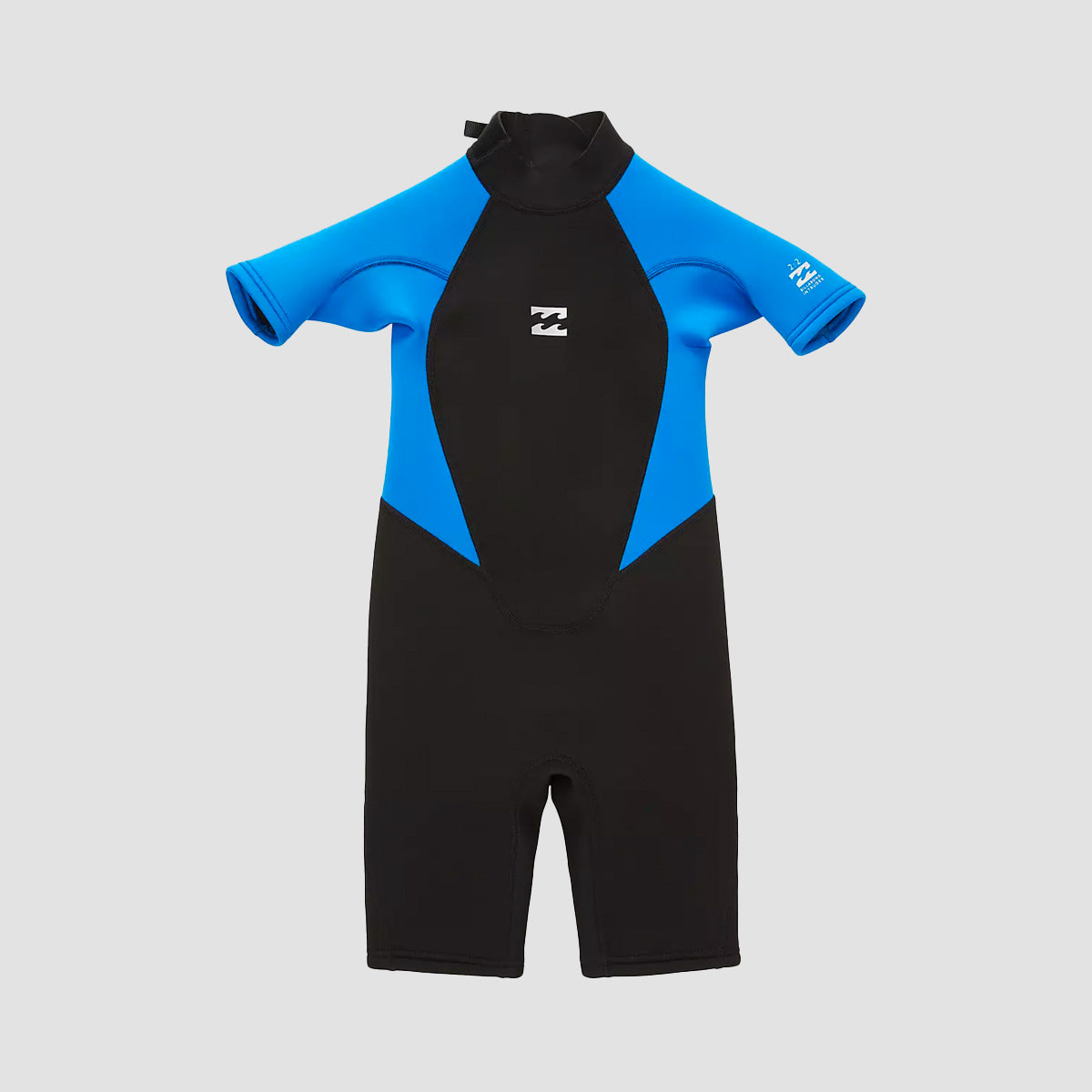 Billabong Intruder 2/2mm Back Zip Shorty Wetsuit 2-7 years Blue - Kids