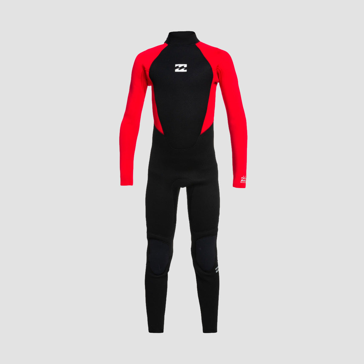 Billabong Intruder 3/2mm Back Zip Wetsuit Red - Kids