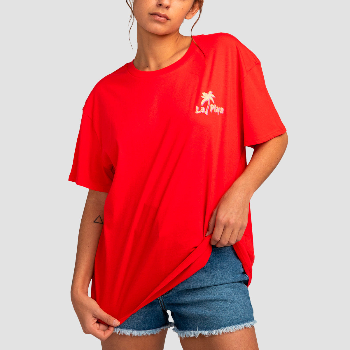 Billabong La Playa T-Shirt Bright Poppy - Womens