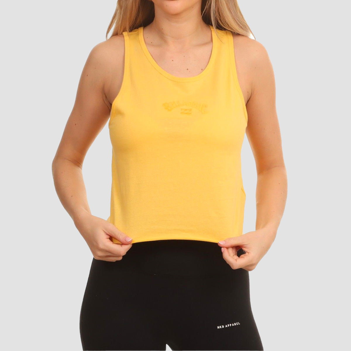 Billabong New Love Tank Vest Top Golden Peach - Womens