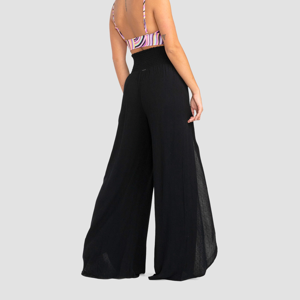 Billabong Wandering Soul Beachy Trousers Black - Womens