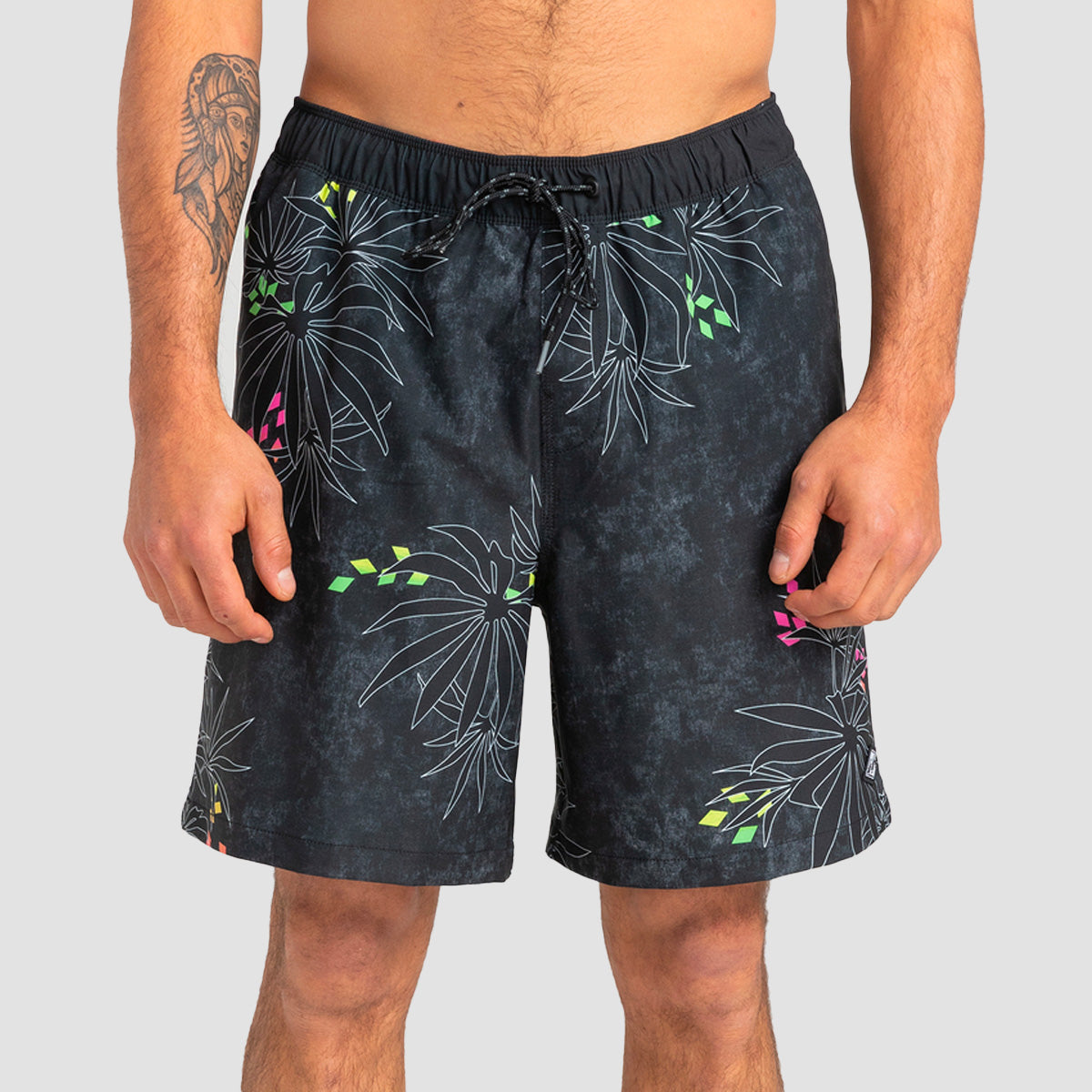 Billabong Wasted Times 18.5" Layback Boardshorts Stealth