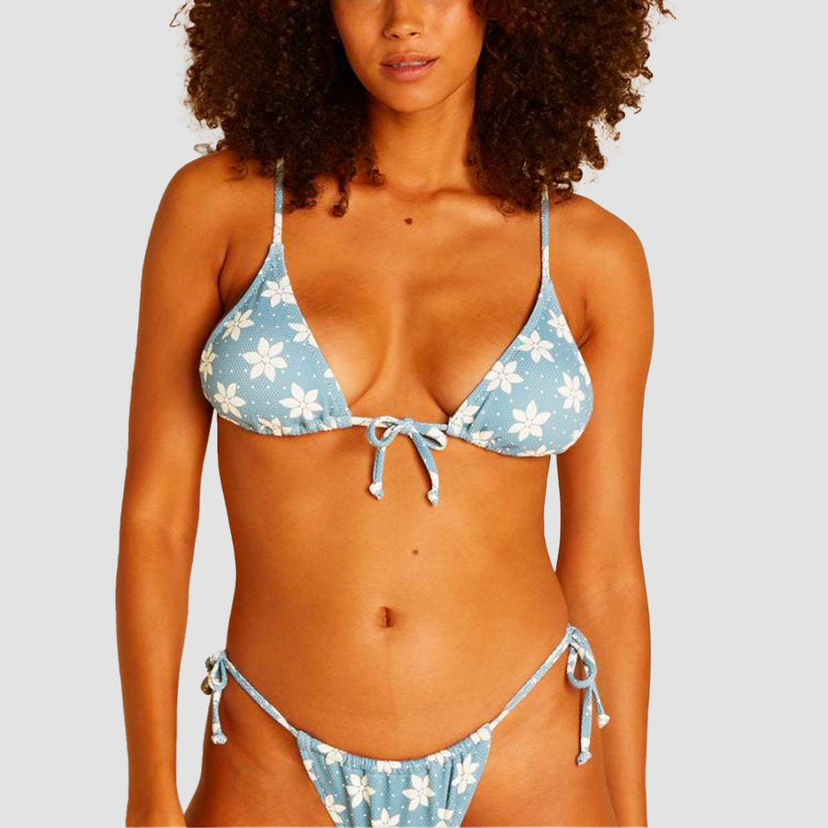 Billabong Wrangler Sweet Country Slide Tall Tri Bikini Top Rodeo Blue - Womens