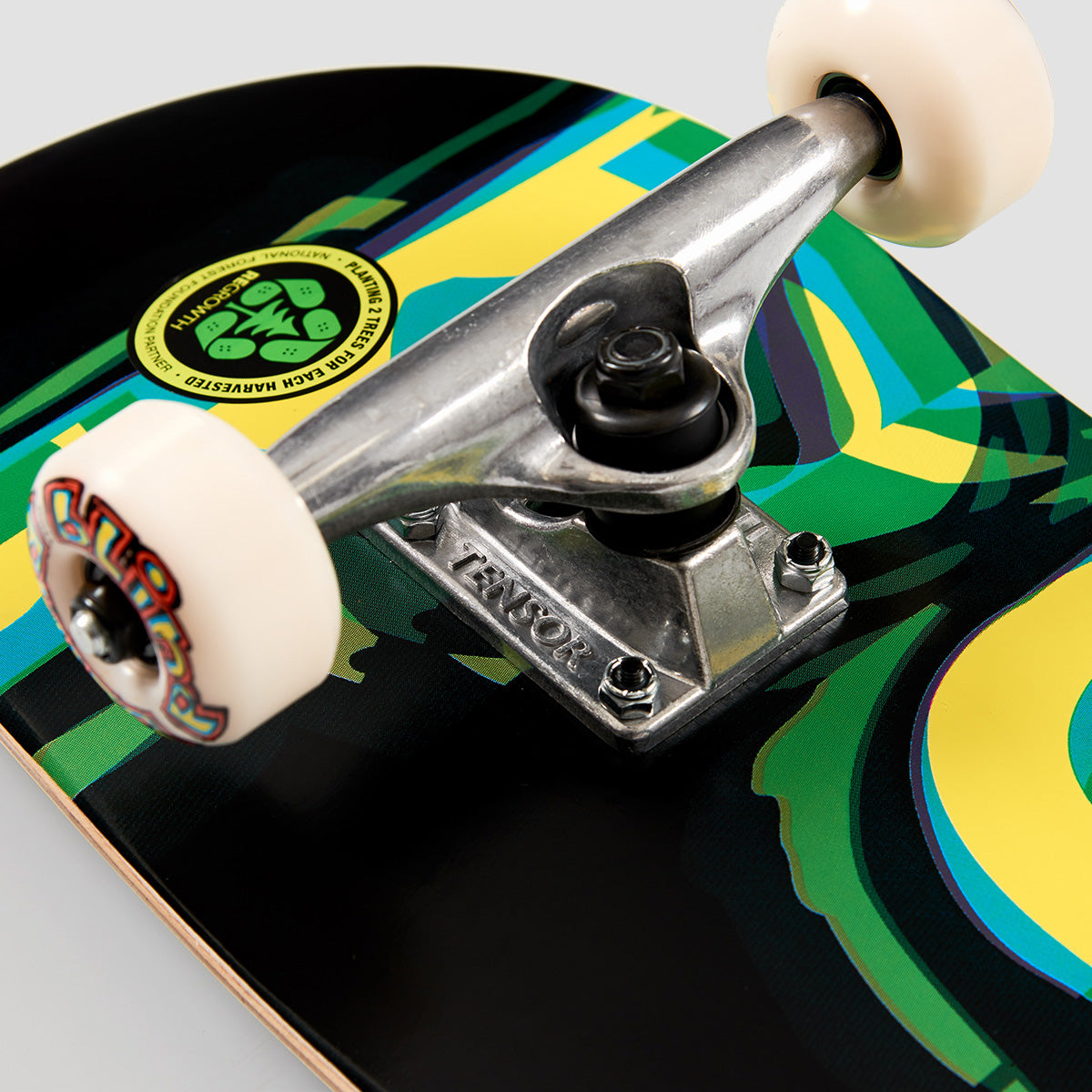 Blind Logo Glitch FP Skateboard Green/Yellow - 7.875"
