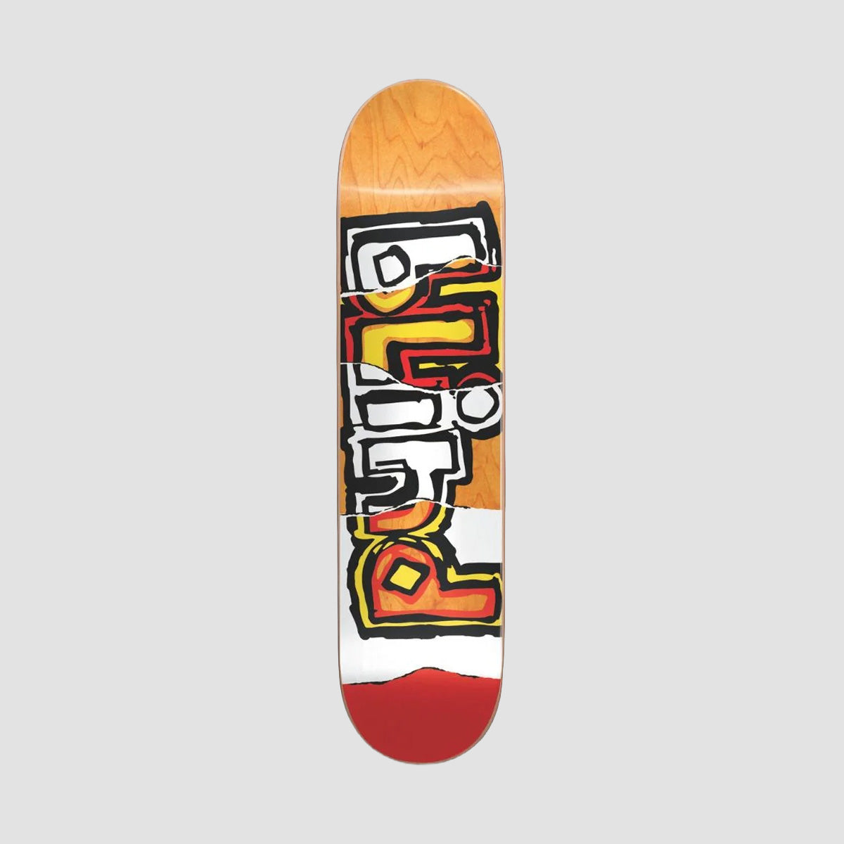 Blind OG Ripped Skateboard Deck Orange Veneer - 8.25''