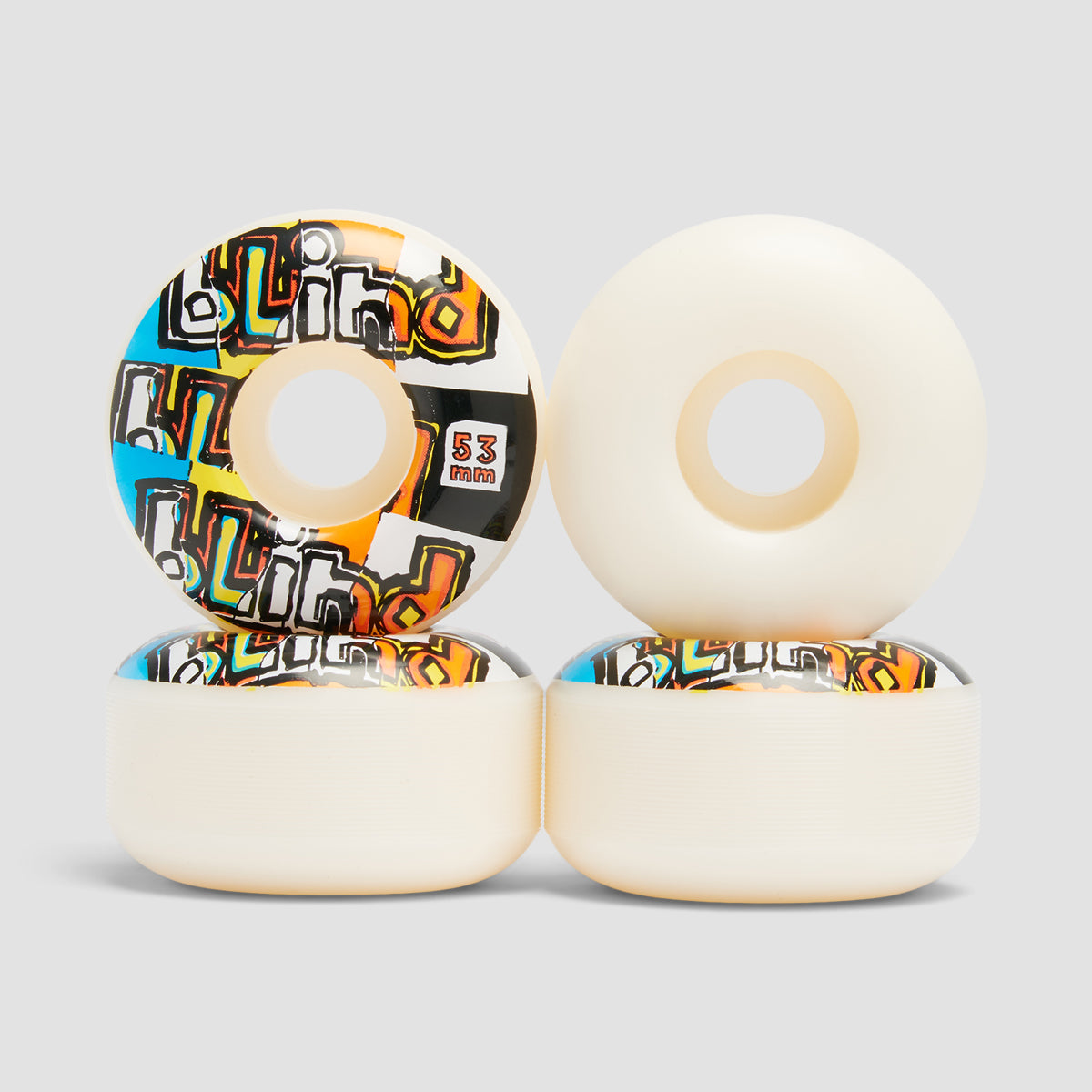 Blind OG Ripped Skateboard Wheels Multi 53mm