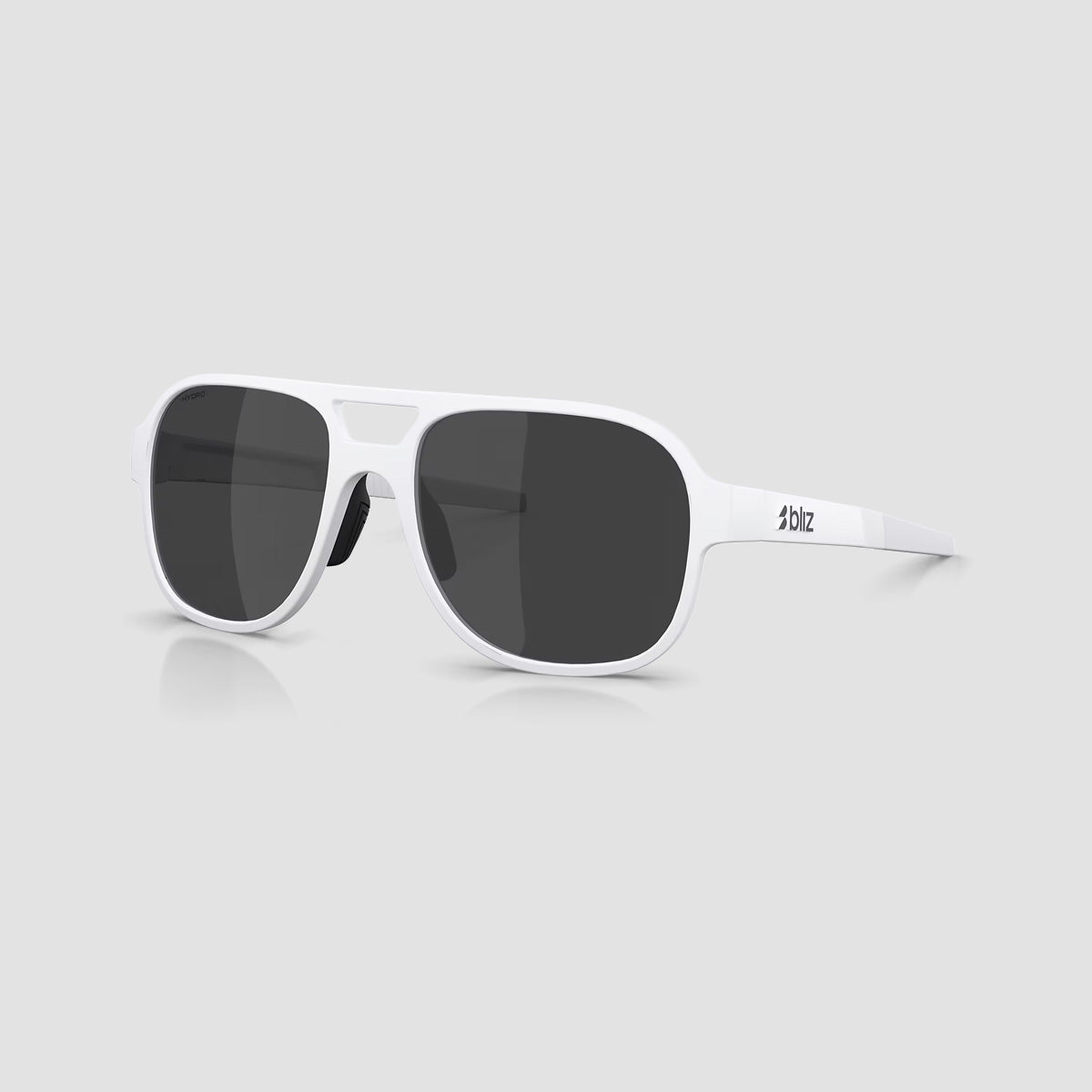 Bliz A006 Sunglasses Matte White/Smoke