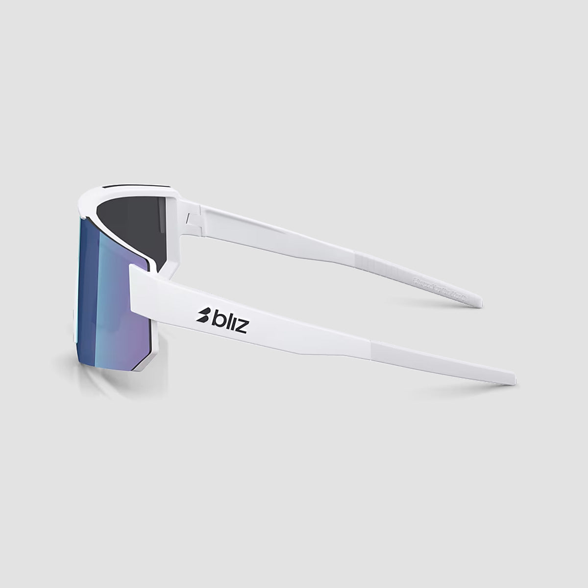 Bliz P005 Sunglasses Matte White/Smoke/Blue Multicolour