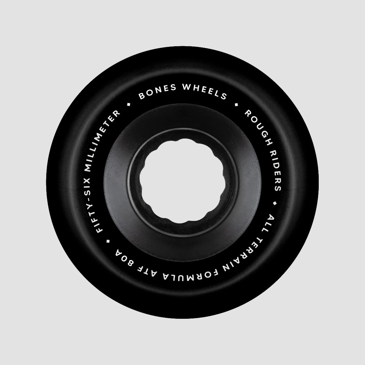 Bones Rough Riders 80A ATF Skateboard Wheels Black 59mm