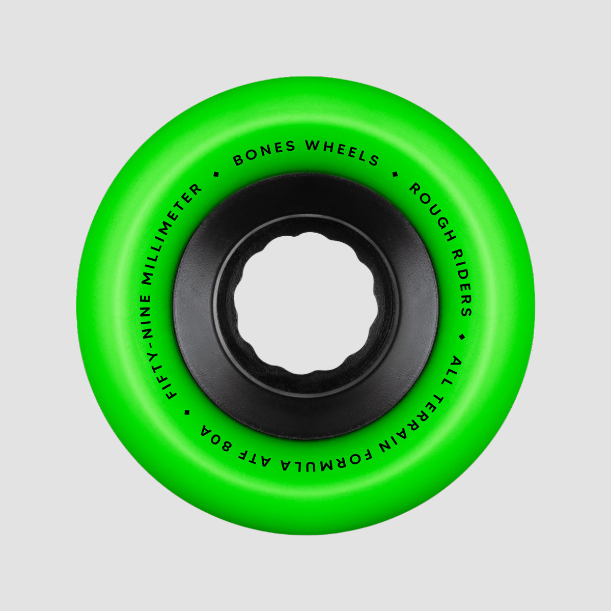 Bones Rough Riders 80A ATF Skateboard Wheels Green 59mm