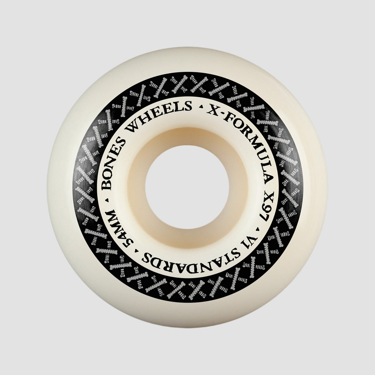 Bones X-Formula V1 Standard 97A Skateboard Wheels White 54mm
