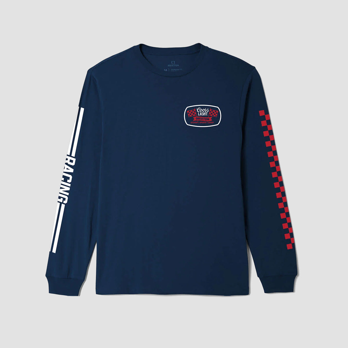 Brixton Coors Light Pit Stop Longsleeve T-Shirt Coors Navy