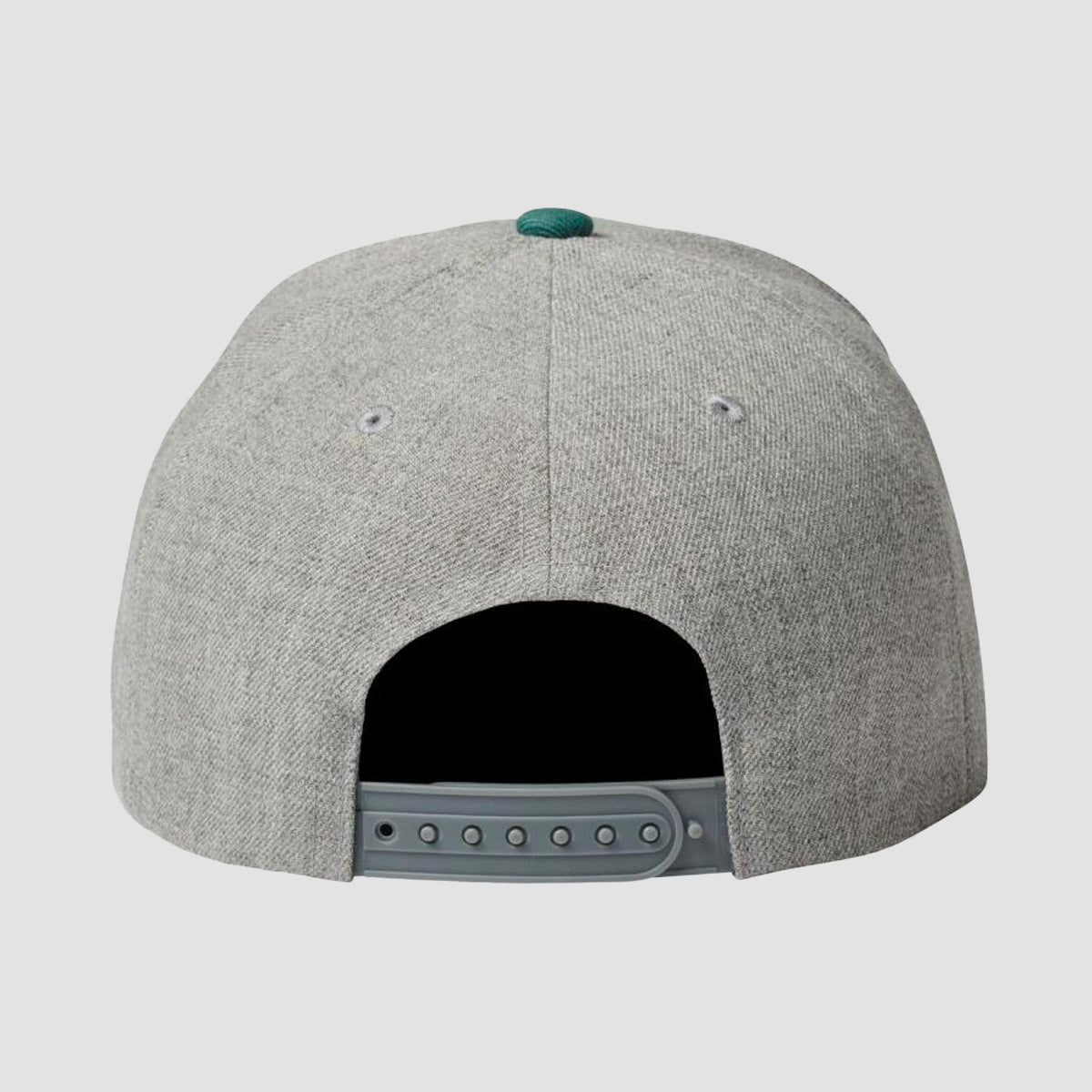 Brixton Crest C MP Snapback Cap Dark Heather Grey/Dark Green