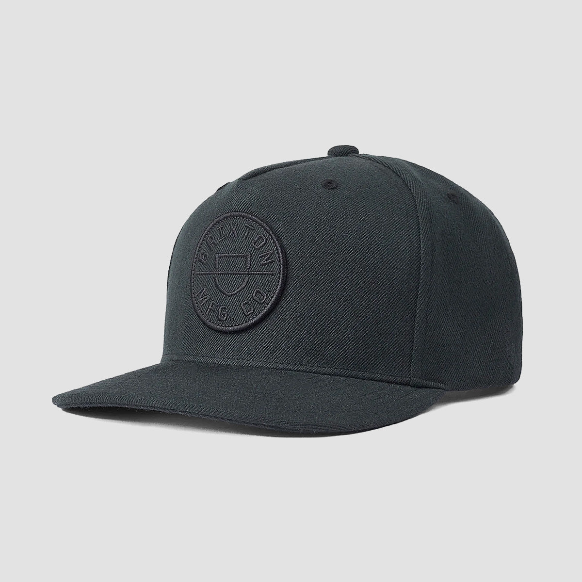Brixton Crest C MP Snapback Cap Pigment Black