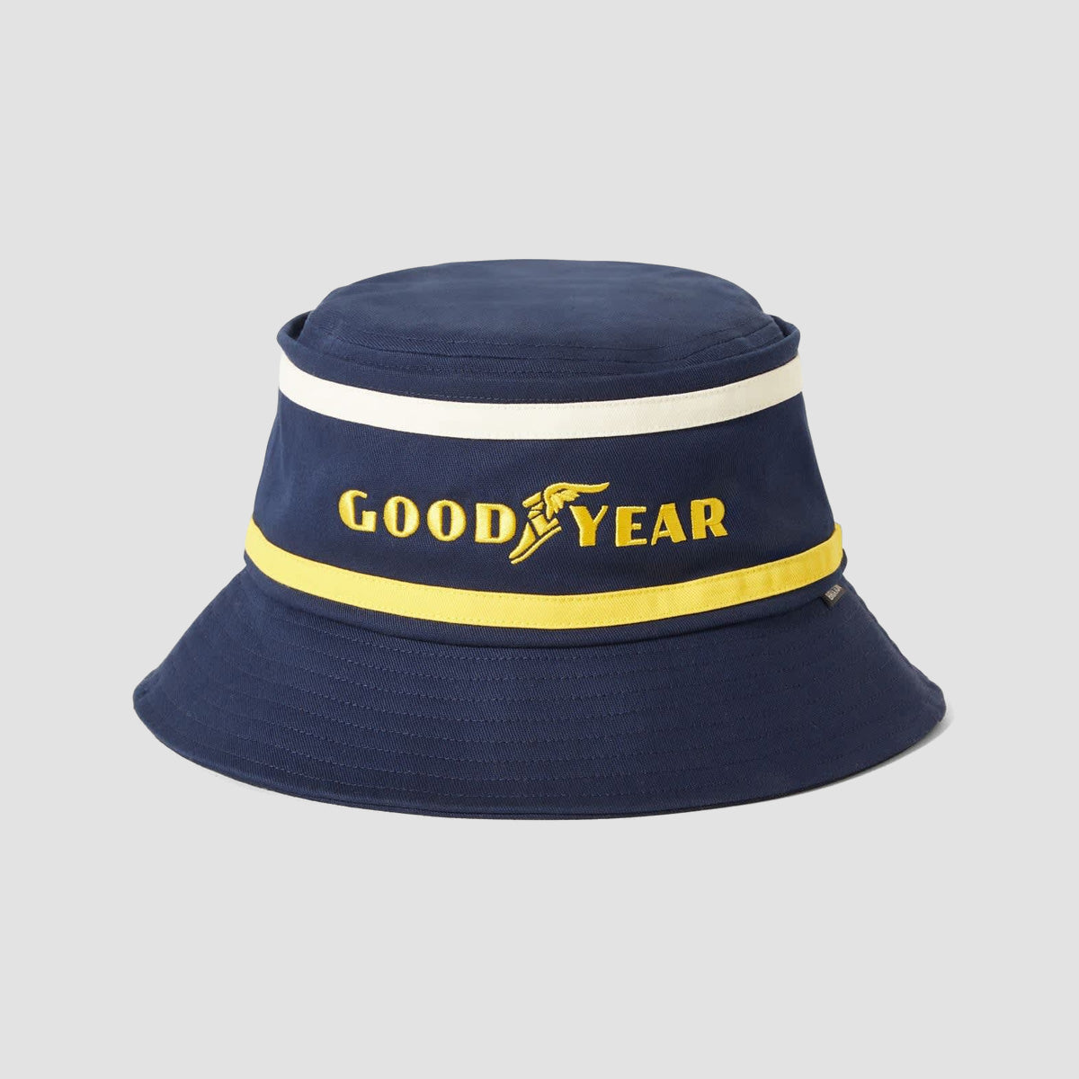 Brixton Goodyear Service Bucket Hat Navy