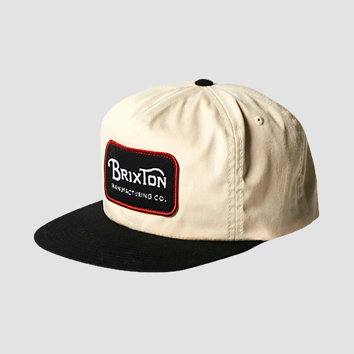 Brixton Grade HP Snapback Cap Off White/Black